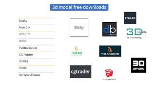 how to download 3dsky model and free model download