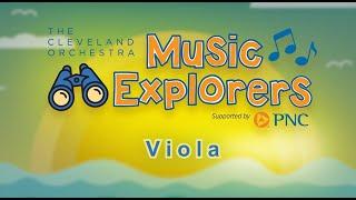 Music Explorers | Viola