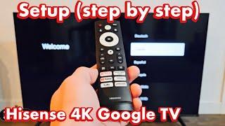 Hisense A6 Series 4K Smart Google TV: How to Setup (step by step)