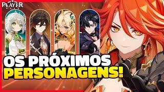 OS PRÓXIMOS PERSONAGENS DA VERSÃO 5.1 A 5.3 - ANÁLISE DE BANNERS | GENSHIN IMPACT