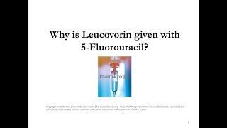 5-FU or 5-fluorouracil and Leucovorin