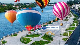 Experience the MOST COLORFUL Hot Air Balloon Festival in Thủ Dầu Một 2025!