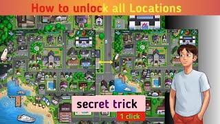 unlock all locations in summer time saga gameplay| location unlock secret trick | #what_a_gaming