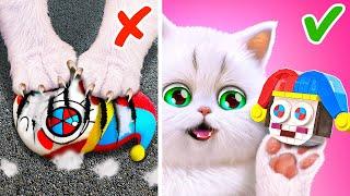 Digital Circus VS Kitten ️*Most Viral ASMR And Satisfying Crafts And Gadgets*