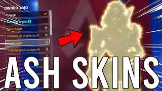 ALL ASH SKINS, ABILITIES, VOICELINES, EMOTES, FINISHERS, BANNERS, AND MORE! - Apex Legends Season 11