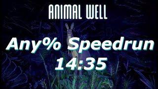 Animal Well Any% Speedrun in 14:35 (No Major Glitches)