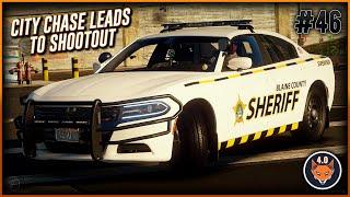 FiveM LEO RP | Day 46 - Police Chase Leads to Shootout (Major League Roleplay - GTA 5)