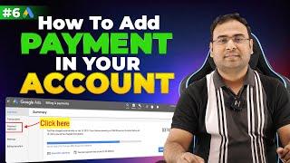 Google Ads Course | Adding Payment Methods in Google Ads | Part#6 | UmarTazkeer