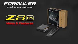 FORMULER Z8 PRO Menu & Features