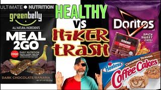 Backpacking Food: Healthy vs Hiker Trash