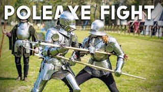 15th Century Pollaxe Fight (Master vs Apprentice)