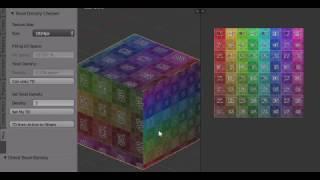 Blender Addon: Texel Density Checker 1.0.2. Calculate TD for object and selected faces