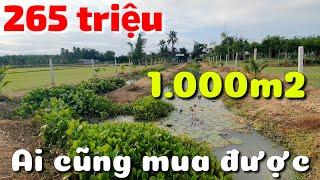 Nhà vườn 265 triệu 1000m2 có ao nuôi cá chuồng nuôi gà bán giá rẻ ở xã Đồng Khởi Châu Thành Tây Ninh