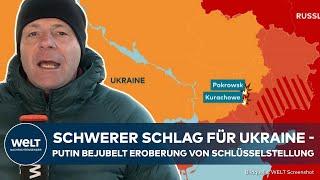 UKRAINE-KRIEG: Silvester-Sturmangriff - Russen erobern wohl wichtigen Verkehrsknotenpunkt Kurachowe