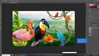 How to use Layers - Adobe Photoshop 2024 Basic Introduction Tutorial
