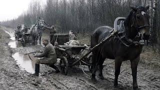 ВОЕННЫЙ ФИЛЬМ! НА ДЕВУШЕК ПЕРЕВОЗЯЩИХ ВОДКУ НАПАДАЮТ БАНДИТЫ! Наркомовский обоз! Русский фильм