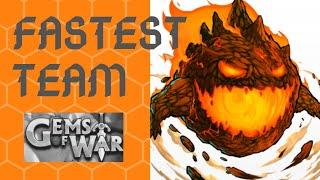 The fastest team in Gems of War | Gems of War fastest farming team | Gnomes, class exp, traitstones