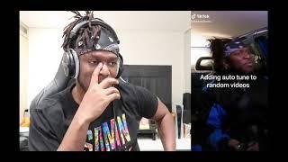 KSI reacting & dancing to KSI  screaming auto tune mix by Duke & Jones