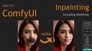 ComfyUI simple Inpainting image to image  #comfyui #stablediffusion #inpainting