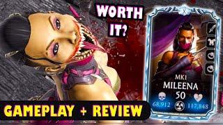 MK Mobile. MK1 Mileena Gameplay + Review. How to Get Her? Is She Worth It?