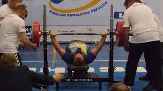 Josef Eriksson (SWE) 3.att.: 223 kg RAW - European Record & Champion 2017