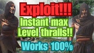 Exploit! instant max level youre thralls every time in conan exiles age of war chapter 4 2024.
