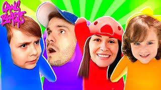 FAMÍLIA COMPLETA JOGA GANG BEASTS - Brancoala Games