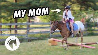 MY MOM JUMPS MY HORSE