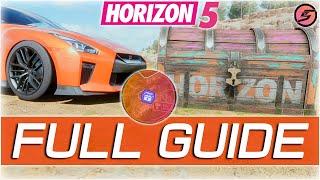 How to do TREASURE Hunt LUCKY SKILLS Forza Horizon 5 Treasure Chest LOCATION Lucky Skills FH5