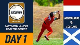  ECN Netherlands T20I Tri-Series, May 2024 | Day 1 | Netherlands vs Scotland | 18 May 2024