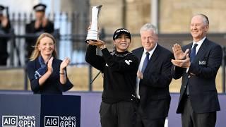 Lydia Ko WINS the AIG Women's Open | Full Prize Presentation