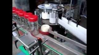 PET / Glass Jar Sticker labeling machine, Wrap around labeling machine