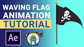 How to Animate a Waving Flag - After Effects Tutorial