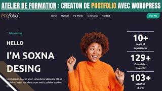 Création d'un Portfolio avec WordPress | Atelier de Formation