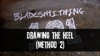 Bladesmithing 101 - Drawing the Heel - Method 2