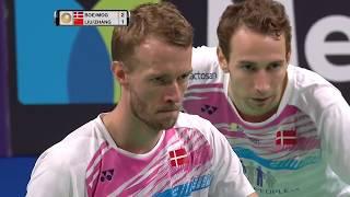 Danisa Denmark Open 2017 | Badminton SF M4-MD | Boe/Mog vs Liu/Zhang