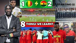 MALI 1 GHANA 2. WHAT WE LEARNED FROM THE GAME. JORDAN, NUMAH, OTTO,...