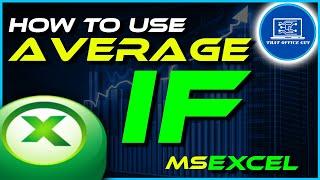 How To Use The AVERAGEIF Function In Microsoft Excel | Microsoft Excel Tutorial