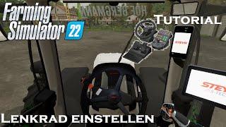 LENKRAD einstellen | Tutorial | DEADZONE | FARMING SIMULTOR22