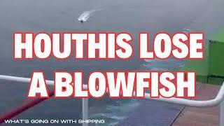 Houthis Lose a Blowfish (USV)| MV Pumba Dodges the Houthi in the Red Sea