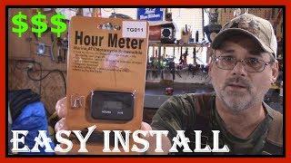 HOW TO INSTALL AN HOUR METER ON A  GENERATOR