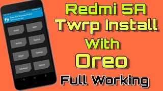 Redmi 5A Twrp Install With Oreo Version - How to Install twrp on redmi 5a with oreo