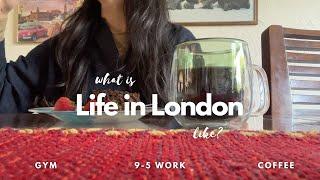 9-5 Work Week In My Life • What Life In London Looks Like • Cooking, Gym, Cleaning 