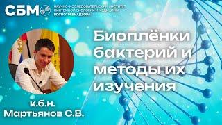 МАРТЬЯНОВ: «Биоплёнки бактерий и методы их изучения»