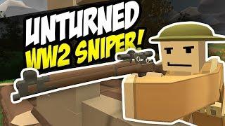 WW2 SNIPER - Unturned World War | Covering Fire! (PvP)