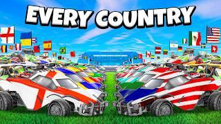 Every Country Fights For $1000 in Rocket League!