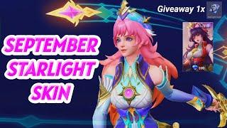 september starlight skin 2024 mlbb | mlbb september odette starlight skin in mobile legends #odette