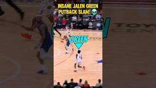 Jalen Green CLEANING UP his own MESS!