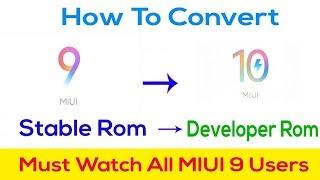 How to update Global Stable to developer ROM| MIUI 9 to MIUI 10| Redmi 5A