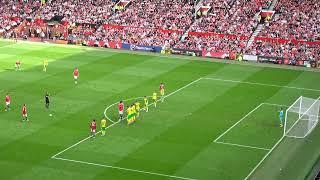 2021/22 EPL: Manchester United 3-2 Norwich - Ronaldo's free kick hat-trick goal